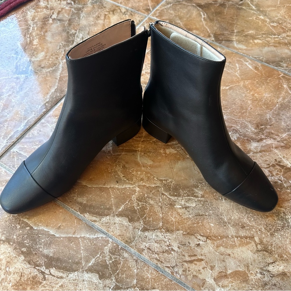 J.crew ankle leather botties